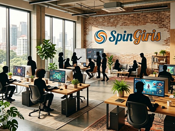 SpinGiris ekip ofis ortamı ve çalışma alanı görseli